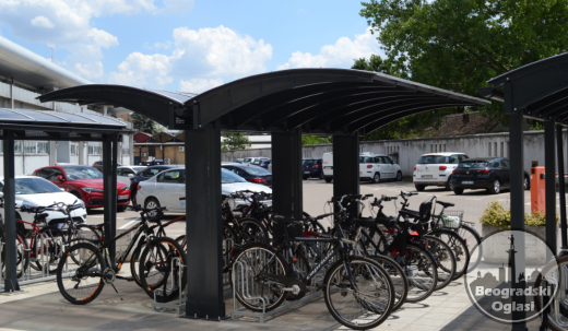 Nadstrešnice za bicikle Urbana oprema doo Novi Sad