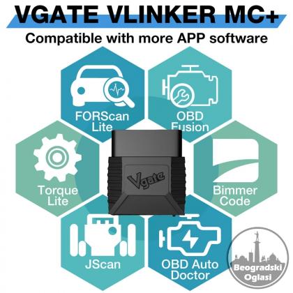 Vgate vLinker MC + V2.2 Bluetooth 4.0 BimmerCode FORScan
