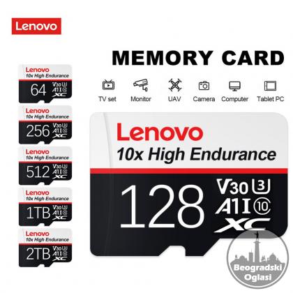 128 GB Lenovo 10 x High Endurance SD Memorijska kartica