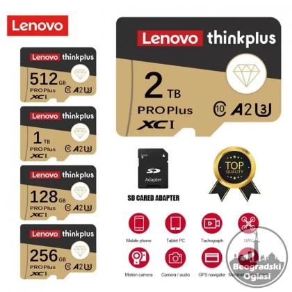 128 GB Lenovo ThinkPlus SD Memorijska kartica klase 10