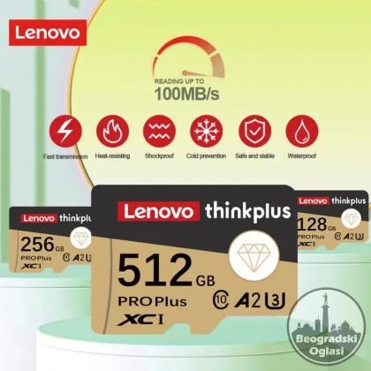 128 GB Lenovo ThinkPlus SD Memorijska kartica klase 10