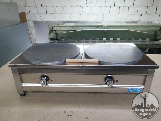 Dvodelna palacinakara crna ploca fi400mm