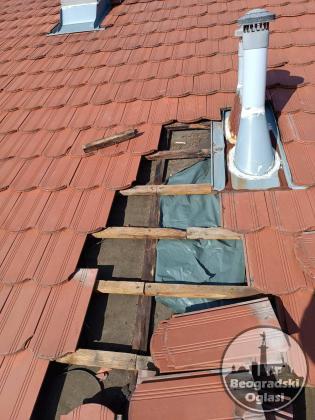 Krovne intervencije,sanacije curenja na svim tipovima krovova