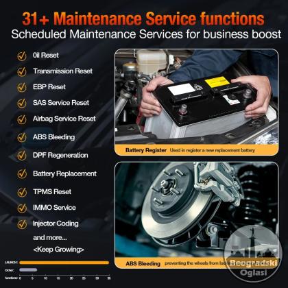 LAUNCH X431 Elite Full OBD2 GM / BMW / Audi / Benz