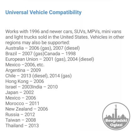 YUERSEAK GeeBT OBD2 Bluetooth iOS Android Auto Dijagnostika
