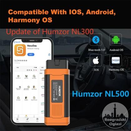 Humzor NEXZSCAN NL500 Bluetooth OBD2 Auto Dijagnostika