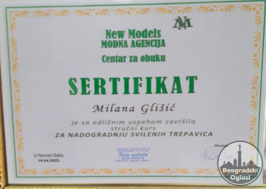 Izdajemo Sertifikate New Models Academy World Centar za obuku Novi Sad