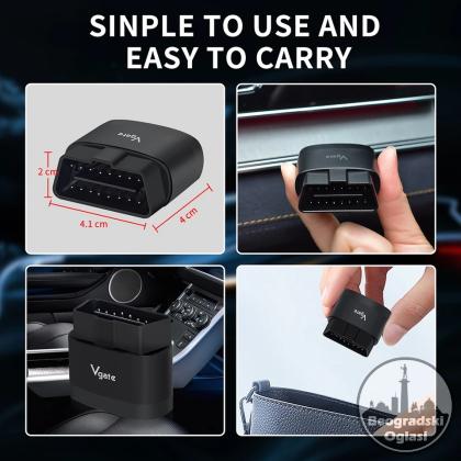 Vgate iCar Pro 2S OBD2 Bluetooth 5.3 za IOS Android Windows