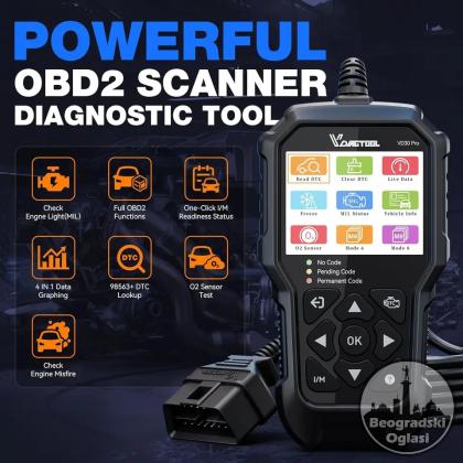 NOVO - VDIAGTOOL VD30 Pro OBD2 Dijagnostika