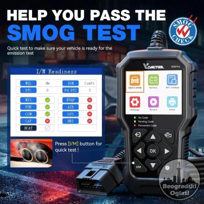 NOVO - VDIAGTOOL VD30 Pro OBD2 Dijagnostika