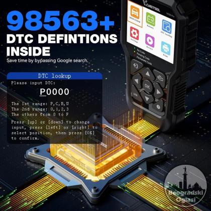 NOVO - VDIAGTOOL VD30 Pro OBD2 Dijagnostika