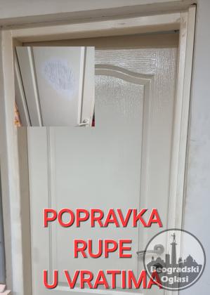 Popravka oštecenih vrata rupa