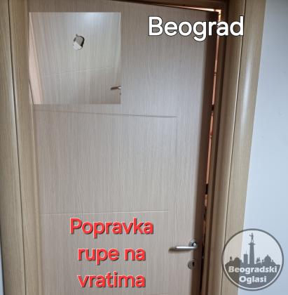 Popravka oštecenih vrata rupa