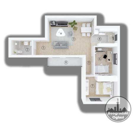 Penthouse Beograd-Vozdovac,Lekino Brdo