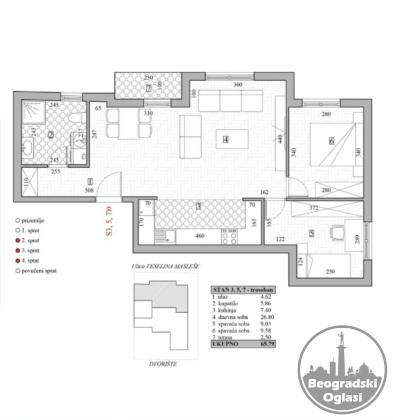 Penthouse Beograd-Vozdovac,Lekino Brdo
