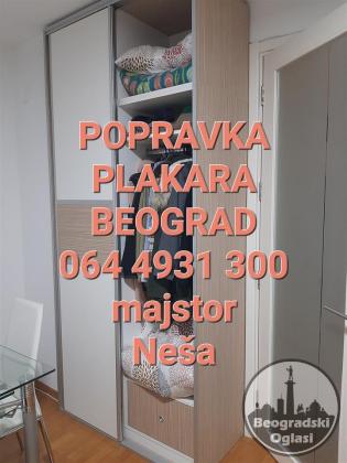 PipravkaAmeričkih iKliznih vrata plakaea balkona