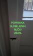Popeavka slomljenih ručki vrata drvenih