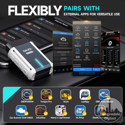 Ancel DND Echo OBD2 Bluetooth za iOS i Android