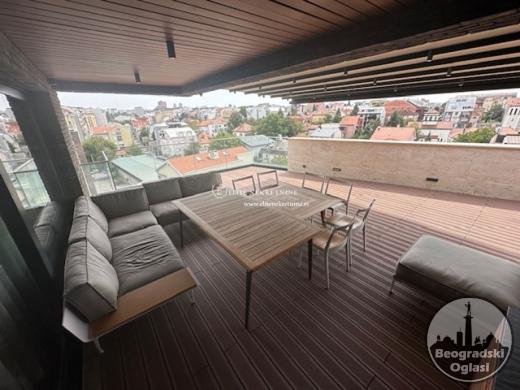 Izdavanje PENTHOUSE Vracar, petosoban, 4 garazna mesta, novogradnja