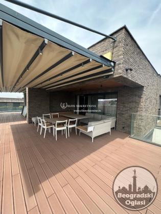 Izdavanje PENTHOUSE Vracar, petosoban, 4 garazna mesta, novogradnja