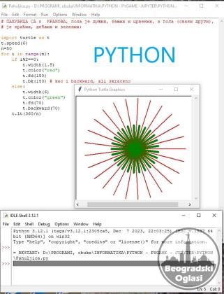 INFORMATIKA - ALGORITMI, PYTHON, EXCEL, WORD, WINDOWS, POWERPOINT