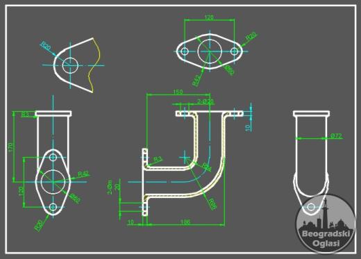 AUTOCAD - Auto CAD ČASOVI I IZRADA CRTEŽA