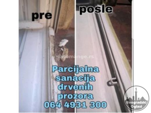 Farbanje drvenih prozora i vrata