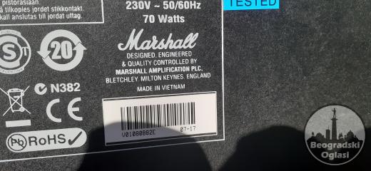 Marshall  30 W   5 efekata gitarsko pojacalo
