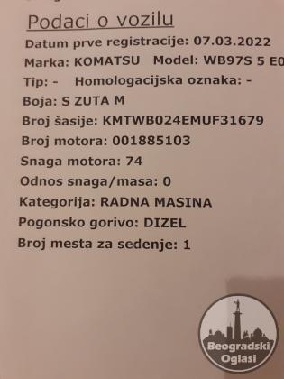 Na prodaju kombinirka KOMATSU