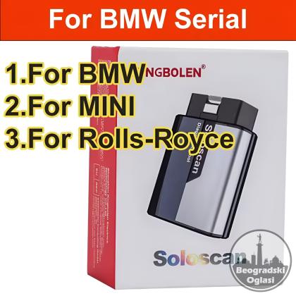 Novo - KINGBOLEN SOLOSCAN OBD2 Bluetooth 20+ Reseta + Kabel