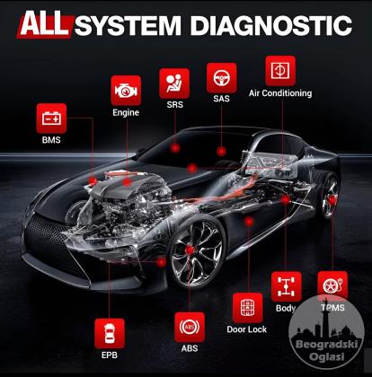 Novo - KINGBOLEN SOLOSCAN OBD2 Bluetooth 20+ Reseta + Kabel
