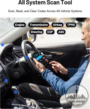 NOVO - TOPDON Carpal Bluetooth OBD2 za iOS i Android