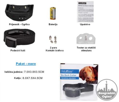 Ogrlice za dresuru pasa Teletakt