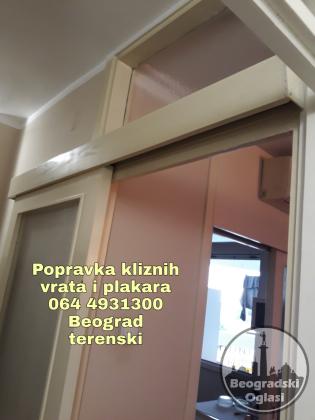 Popravka kliznih vrata i plakara