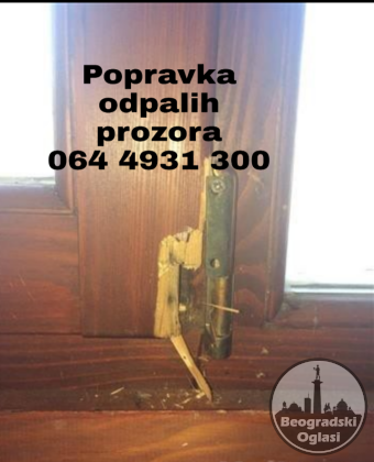 POPRAVKA ODPALOG PROZORA DRVENOG
