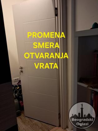 PROMENA SMERA OTVARANJA VRATA 0644931300