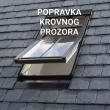 Popravka dihtovanje krovnih krovnog prozora