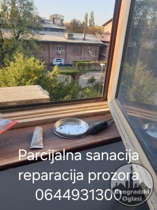 Sanacija trulih prozora 0644931300 vrata drvenih