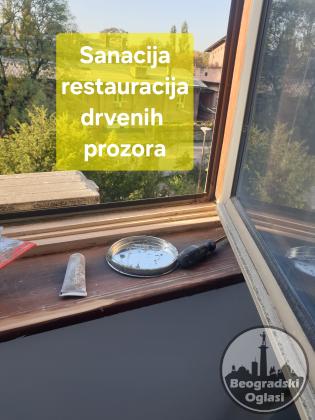 Sanacija trulih prozora 0644931300 vrata drvenih