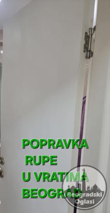 Krpljene popravka rupa-rupi u vratima