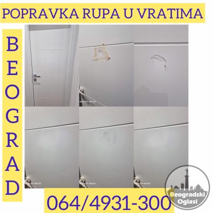Krpljene popravka rupa-rupi u vratima