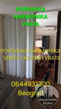 Majstor za pipravku harmonika vrata drvenih skaj..