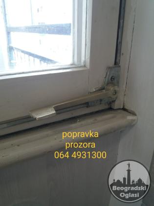 Popravka apsolutno svih stolarsko mehanickih kvarova drvenih prozora i vrata