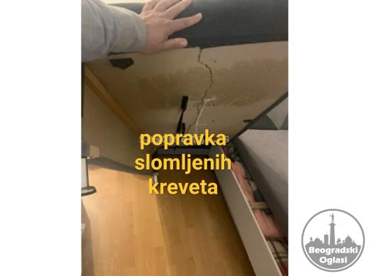 Popravka kreveta garnitura slomljenih letvi naslona makaza