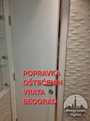Popravka krpljenje rupa u vratima beograd