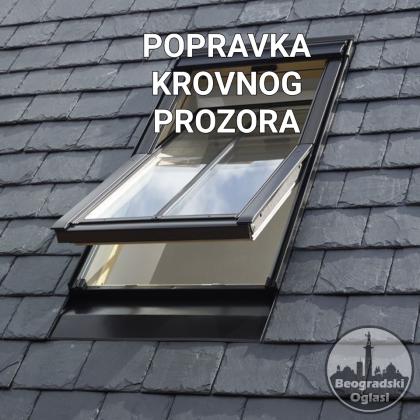 Popravka sanacija dihtovanje curenje krovnih-krovnog prozora