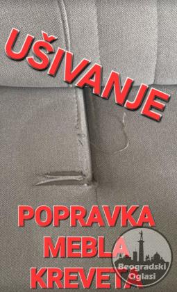 Usivanje mebla štofa garnitura i kreveta novi sad beograd