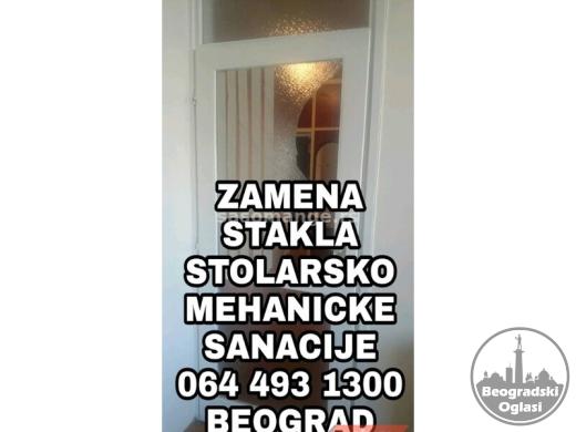 Zamena peskiranih reljefnih termopan duplih stakala-stakla