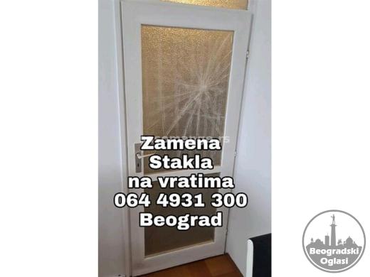 Zamena stakala-stakla peskirana dupla termopan obicna