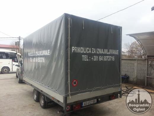 IZNAJMLJIVANJE AUTO PRIKOLICA SA CERADOM